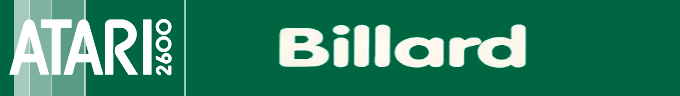 Billard logo for Atari 2600